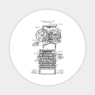 Grain Separator Vintage Patent Hand Drawing Magnet